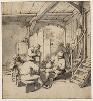 P 070
          <br/>
          Boeren in een interieur
          <br/>
          <em>Ostade, Adriaen van (1610-1684)</em>